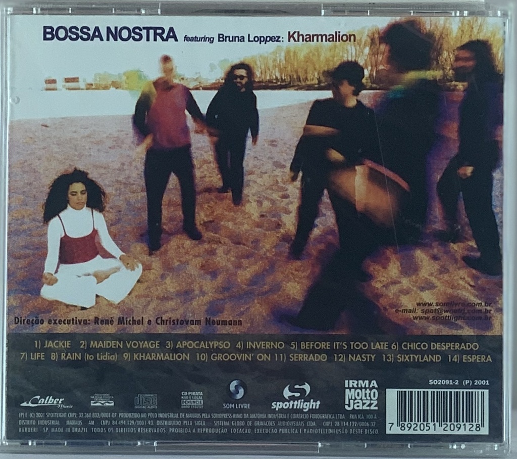 Bossa Nostra featuring Bruna Loppez – Kharmalion (CD usado